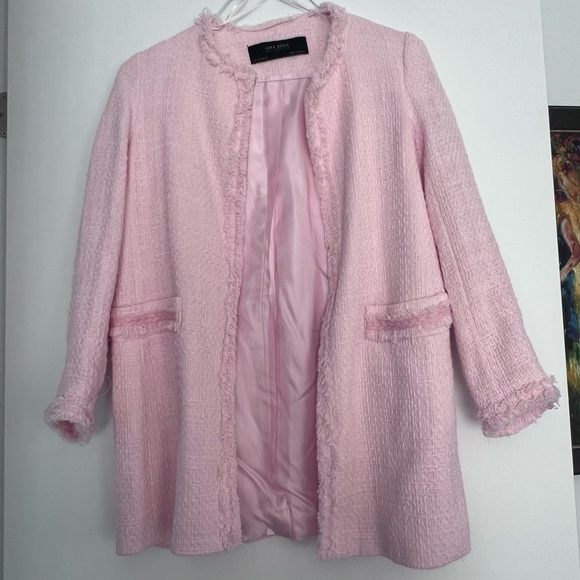 Light pink/sakura tweed jacket - Picture 2 of 9